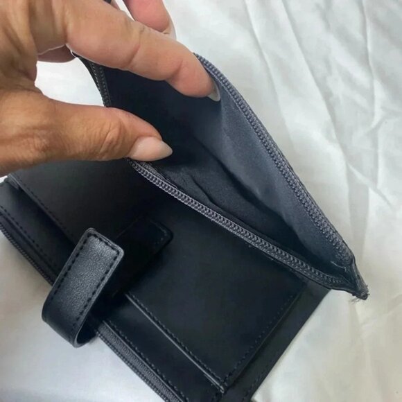 | Black and Grey wallet clutch - Picture 8 of 10